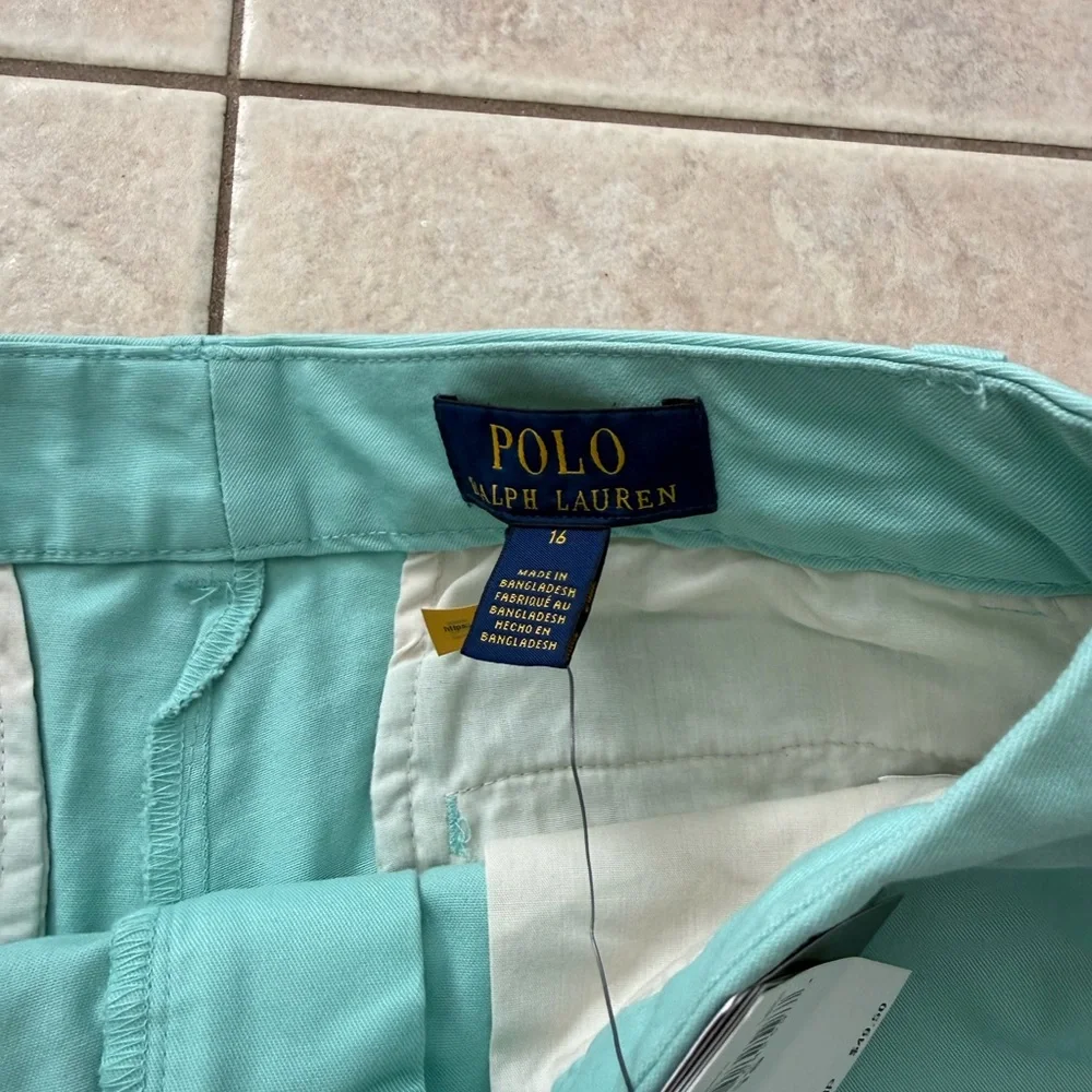 Polo Ralph Lauren blue Boys shorts nwt size 16 - Picture 3 of 4